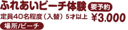 ӂꂠr[`̌ v\ 40x() wȏ\3,000 ꏊ/r[`